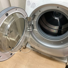 【ドラム式洗濯乾燥機】ZABOON 洗濯9kg(乾燥機能故障)