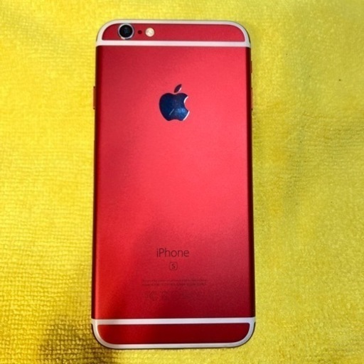 レアカラー SIMフリー Apple iPhone 6S レッド 64GB 美品 バッテリー100%