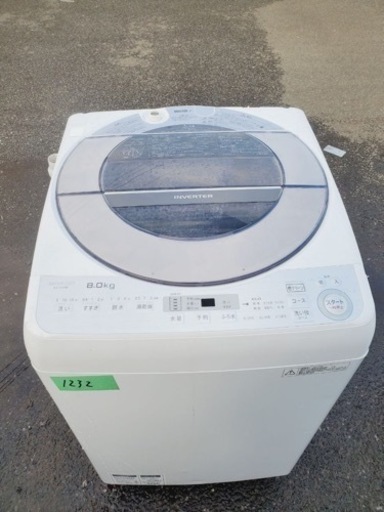 ✨2017年製✨1232番 シャープ✨電気洗濯機✨ES-GV8B-S‼️