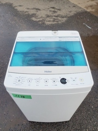 ✨2017年製✨1238番 ハイアール✨電気洗濯機✨JW-C45A‼️