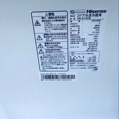 ✨2019年製✨1250番 Hisense✨冷凍冷蔵庫✨HR-D15CB‼️