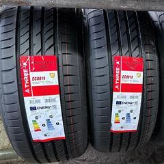 🌞215/55ZR17⭐工賃込み！新品未使用！エスティマ、クラウンアスリート、カムリハイブリッド、MIRAI、HS、オデッセイ、ヴェゼル、ジューク、ティアナ、フォレスター、レガシーアウトバック等に！THREE-A製サマータイヤ入荷しました🌞