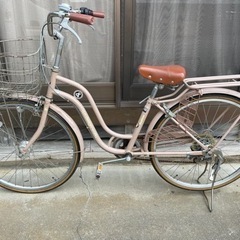 ●and-style 26インチ自転車●桜色　