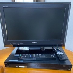 中古SONY液晶テレビ19型　2009年製