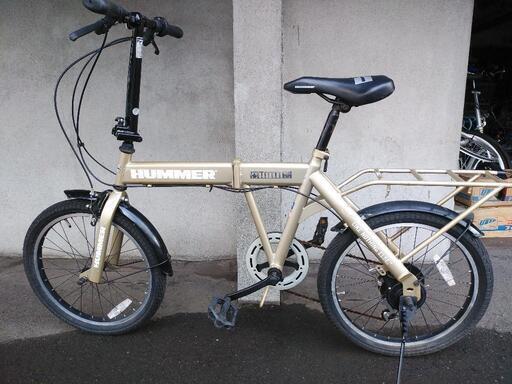 防犯登録料込み。札幌市内配達無料！中古20インチ折りたたみ自転車