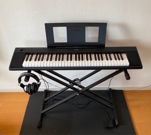 YAMAHA電子キーボード+ヘッドホン他