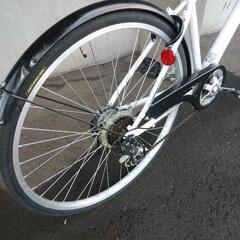 取引決定しました。防犯登録料込み。札幌市内配達無料！中古27インチ　ホワイト　オートライト。 取引決定しました。防犯登録料込み。札幌市内配達無料！中古27インチ