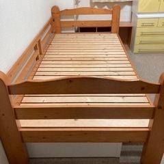 組み立て簡単 シングルベッド