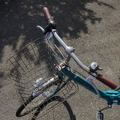 27インチ 自転車 LEVOLTE オートライト カゴ ベル 変速5段 レヴォルテ ブルー ママチャリ 通勤 通学
