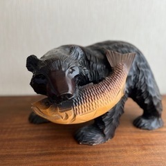 【決まりました】レトロ　木彫り熊