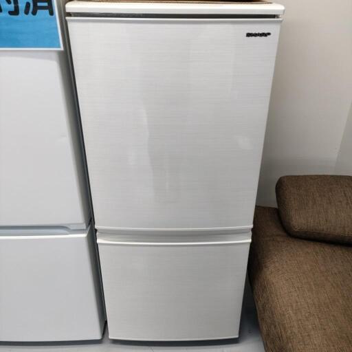 SHARP 137Lノンフロン冷凍冷蔵庫 SJ-D14E-W 2019年製