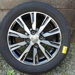 タントカスタム純正アルミ、タイヤ４本(155-65-14)
