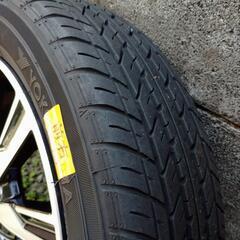 タントカスタム純正アルミ、タイヤ４本(155-65-14)