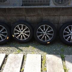タントカスタム純正アルミ、タイヤ４本(155-65-14)