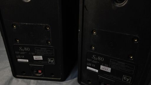【音響機材】  ≪ELECTRO-VOICE≫　フルレンジスピーカーシステム    SX80    ペア 天吊り金具付き    272050016D3A1