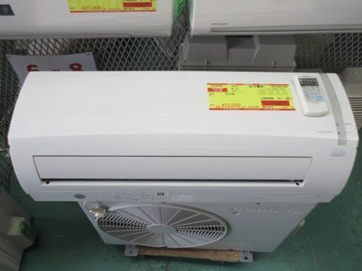 K04161　コロナ　中古エアコン　主に6畳用　冷房能力　2.2KW ／ 暖房能力　2.5KW