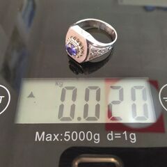 メンズ・サファイアPmリング特注品。
