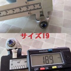 メンズ・サファイアPmリング特注品。