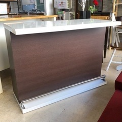 カウンターテーブル バーカウンター 引き出し 扉 キッチン収納