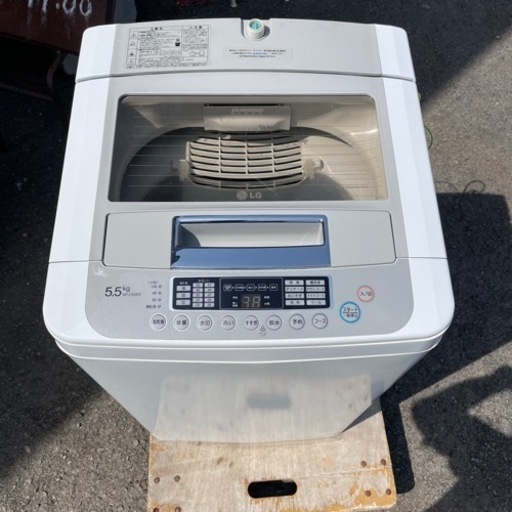 LG 全自動洗濯機　5.5kg 配達可