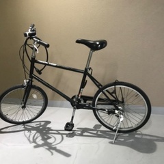MUJI(無印良品) 20型クロモリ自転車コンパクトタイプ　３段変速