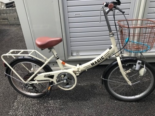 折りたたみ自転車　SHIMANO 6段変速ギア