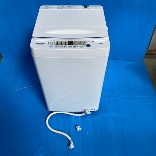 ✨美品✨Hisense 2021年製　縦型全自動洗濯機　HW-E4504
