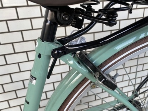 取引中】26インチ自転車 ブルーグリーン 変速無し