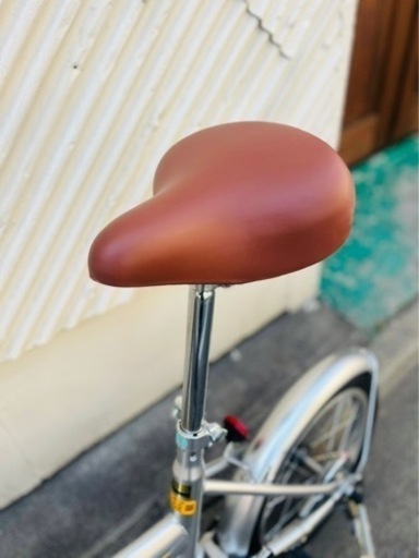 AERO FOLDING 16型 折りたたみコンパクト自転車 シルバー 折りたたみ