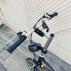 【売約済み+】　折りたたみ自転車 14インチ 小径車 ミニベロ シマノ7段変速 通勤 通学 便利 軽量 コンパクト 子供用 超軽量 前後泥除け スマート 街乗り じてんしゃ 本体 シマノ shimano 軽快車 シティサイクル 折り畳み サイクリング アウトドア ７段ギア ブラック 持ち歩き 持ち運び 輪行 折りたたみコンパクト自転車 シルバー　折りたたみ　自転車　街乗り　町乗り　ちょいノリ　サイクリング　CMS 