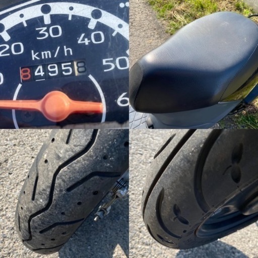 ☆後期型レッツ4低燃費FIモデル☆プラグ・オイル・グリップなど新品交換、イロイロ整備で快調です^_^50cc原付スクーター② ☆後期型レッツ4低燃費FIモデル☆プラグ・オイル・グリップなど新品