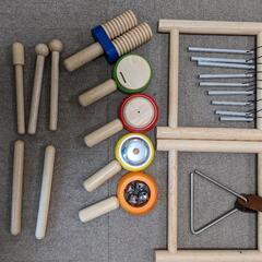 【知育玩具】木製　楽器　ミュージックステーション