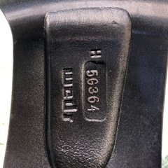 ウェッズ　ベルバ　18/7.5j +53 5穴　ホイール　直接取引のみ