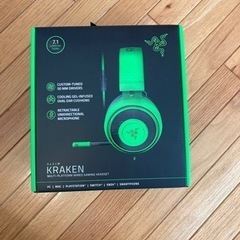 Razer Kraken Green ゲーミングヘッドセット ア...