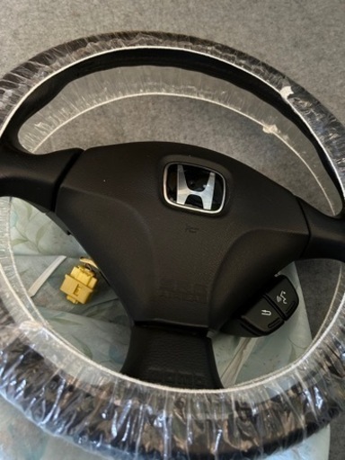 アコード ユーロR CL7 純正 革 MOMO モモ ステアリング ハンドル
