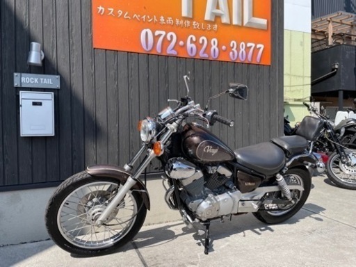 ★25万円　ビラーゴ250 セル1 実働車　ロングカスタム　ヤマハ　ビラーゴ　3DM ☆25万円！ビラーゴ250 セル1 実働車 ヤマハ ビラーゴ 3DM XV250