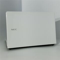 15.6型 ホワイト ノートパソコン NEC PC-LS150RSW 中古美品 Celeron