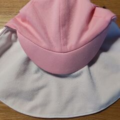 カラー帽子  ピンク