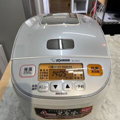 炊飯器 象印 NL-D10 2018年製 5合炊き 黒厚釜【安心...