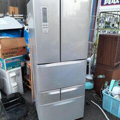 【ネット決済・配送可】東芝 6ドア冷蔵庫 GR-E47F 自動製...