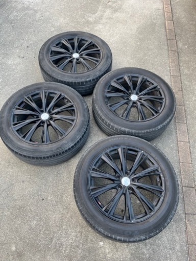 19インチタイヤホイール4本 エスティマ 50 タイヤ ホイール セット