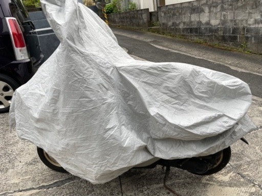 原付 ホンダ ヘルメット、前カゴ 風除け カバー付き