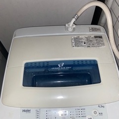 洗濯機　ハイアール4.2Kg 