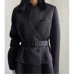 CARDBOARD FLARE DRESS COAT アメリ　コート