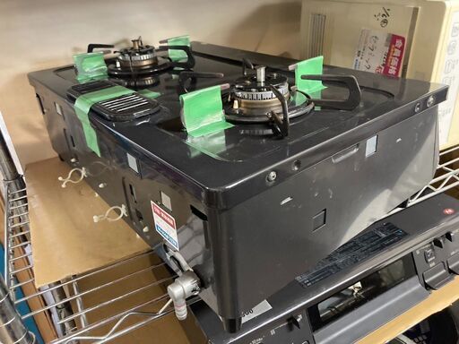☆中古￥9,000！【会員価格￥8,000】大阪ガス　2口ガスコンロ　家電　2017年製　PA-N41B-5R型　都市ガス　【BD001】