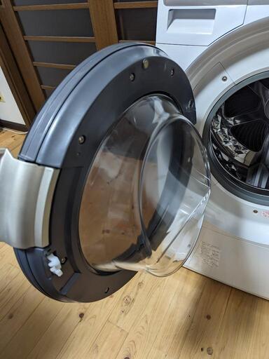 お値下げ　ドラム式洗濯機　パナソニック　エコナビ搭載　個人出品消費税不要。　値下げ交渉早い者勝ち