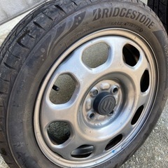 ハスラー　165/60 R15スチールホイール　タイヤ　4本セット