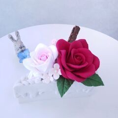 【ハンドメイド】クレイ(粘土)で作るフラワー【女性限定】の画像