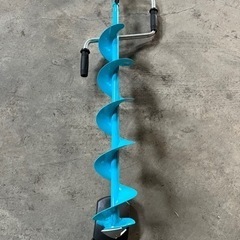 ワカサギ釣りテント、アイスドリルセット　氷上穴釣り