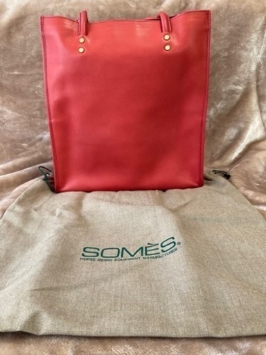 【美品】SOMES SADDLE ソメスサドル  トートバッグ  キャメル